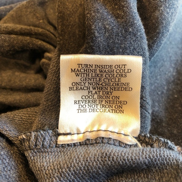 Wrangler Blue Tie Front Tee w/Long Sleeve Lace Accents Size XL - Picture 9 of 9